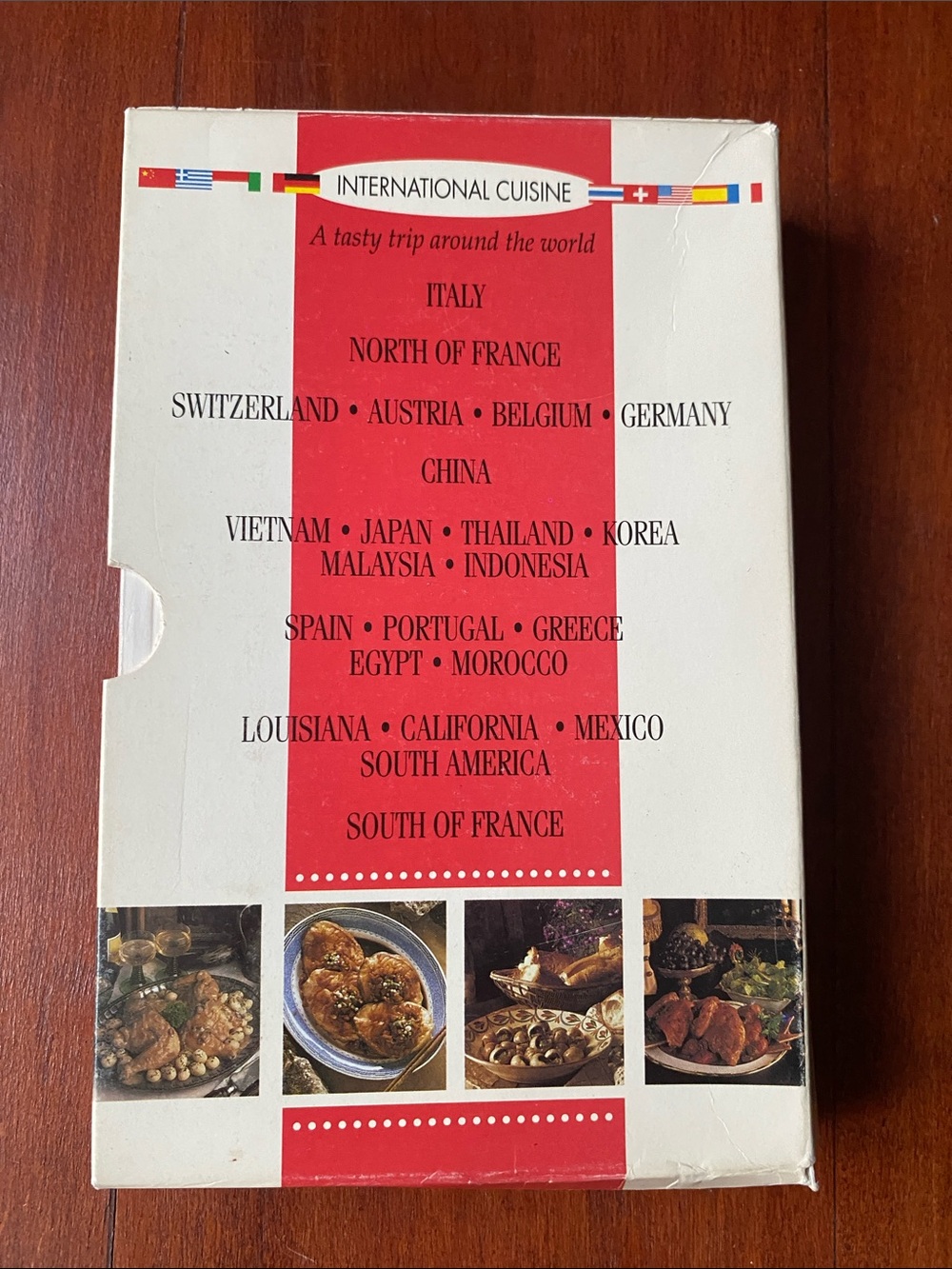 Vintage 8 Various Cookbooks International Cuisine: A Tasty Trip Around The World